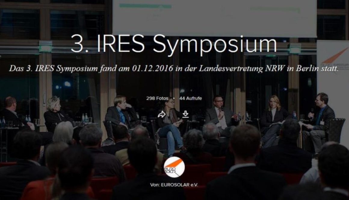 IRES Symposium 2016 Opening
