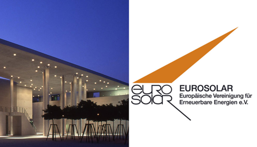 Award Ceremony of the European Solar Prize 2018
